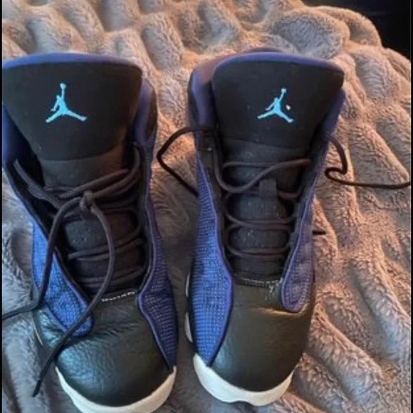 Jordan Boy's 13 Retro Blue Navy - Picture 1 of 3